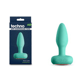 Techno - Prism - Teal 10.9 cm USB Rechargeable Butt Plug with App Control - Mr and Mrs D's